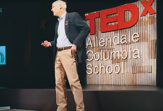 Mark Kortepeter speaks at TEDx Allendale Columbia School